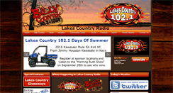 Desktop Screenshot of lakescountry1021.com